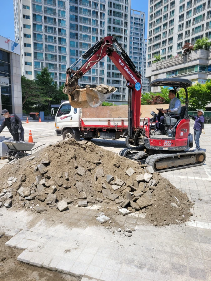기존 포장 철거